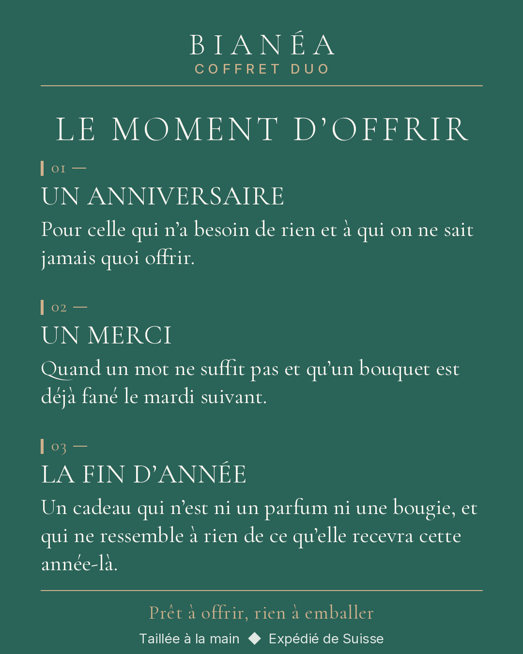 Coffret Duo Bianéa – L’Art d’Offrir un Rituel d’Exception